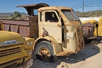 DSC_3365 Many amazing vehicles and implements of origin and times of industrial development are on display at the Motor Transport Museum in Campo, CA
