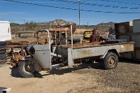 DSC_3296 Many amazing vehicles and implements of origin and times of industrial development are on display at the Motor Transport Museum in Campo, CA