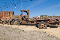 DSC_3324 Many amazing vehicles and implements of origin and times of industrial development are on display at the Motor Transport Museum in Campo, CA