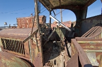 DSC_3325 Many amazing vehicles and implements of origin and times of industrial development are on display at the Motor Transport Museum in Campo, CA