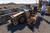 DSC_3326 Many amazing vehicles and implements of origin and times of industrial development are on display at the Motor Transport Museum in Campo, CA