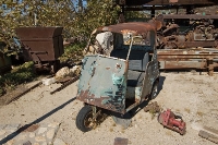 DSC_3330 Many amazing vehicles and implements of origin and times of industrial development are on display at the Motor Transport Museum in Campo, CA