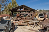 DSC_3331 Many amazing vehicles and implements of origin and times of industrial development are on display at the Motor Transport Museum in Campo, CA