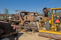 DSC_3332 Many amazing vehicles and implements of origin and times of industrial development are on display at the Motor Transport Museum in Campo, CA