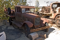 DSC_3333 Many amazing vehicles and implements of origin and times of industrial development are on display at the Motor Transport Museum in Campo, CA