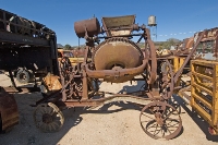 DSC_3343 Many amazing vehicles and implements of origin and times of industrial development are on display at the Motor Transport Museum in Campo, CA