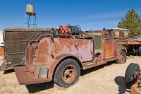 DSC_3352 Many amazing vehicles and implements of origin and times of industrial development are on display at the Motor Transport Museum in Campo, CA