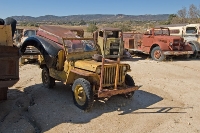 DSC_3353 Many amazing vehicles and implements of origin and times of industrial development are on display at the Motor Transport Museum in Campo, CA