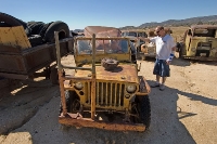 DSC_3355 Many amazing vehicles and implements of origin and times of industrial development are on display at the Motor Transport Museum in Campo, CA