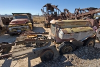 DSC_3387 Many amazing vehicles and implements of origin and times of industrial development are on display at the Motor Transport Museum in Campo, CA